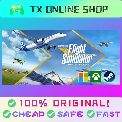 Microsoft Flight Simulator 40th Anniversary Edition [PC/Xbox Series X/S/Windows 10 /11 Microsoft Original Game]