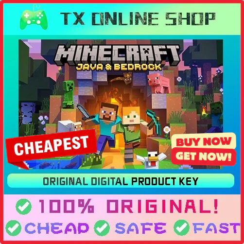 Minecraft & Java&Bedrock [PC/Xbox One/Xbox Series X/S Original Game] Xbox Activation
