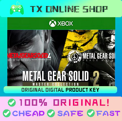 METAL GEAR SOLID: MASTER COLLECTION Vol.2 [Xbox Series X/S Original Game] Xbox Activation