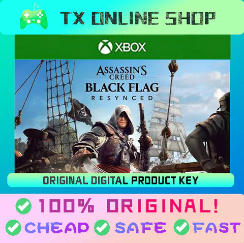 Assassin's Creed Black Flag Resynced [Xbox Series X/S & Xbox Cloud Original Game] Xbox Activaton